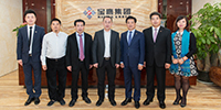 普寧市委副書記、代市長林鋼捷一行到訪寶鷹集團