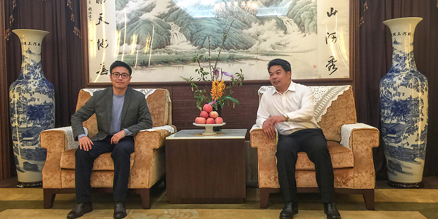 柔宇科技CEO劉自鴻一行到訪寶鷹集團