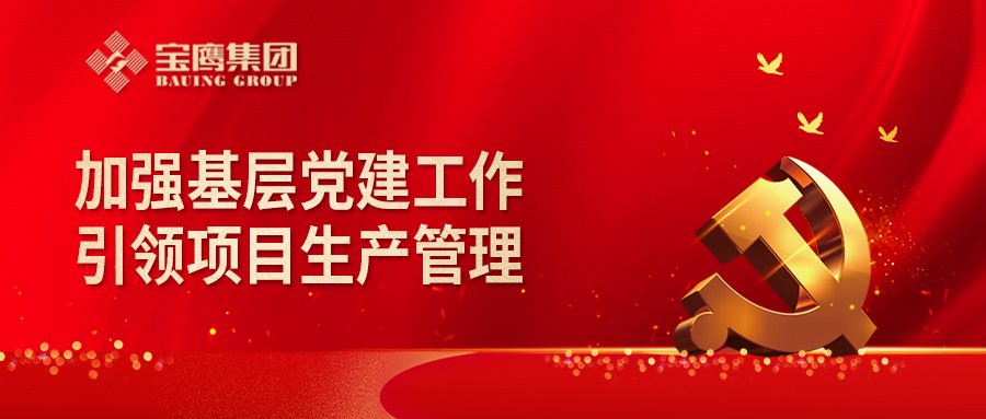 黨建引領項目生產管理 | 寶鷹建設集團黨委成立項目臨時黨支部